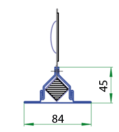 <center>подпружиненная отсекающея шина без защиты</center>